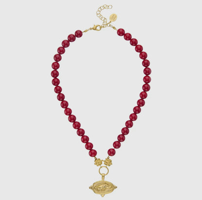 RAZORBACK BEADED NECKLACE