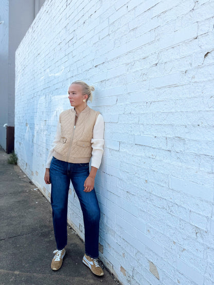 HUDSON NYLON SWEATER SLV JACKET