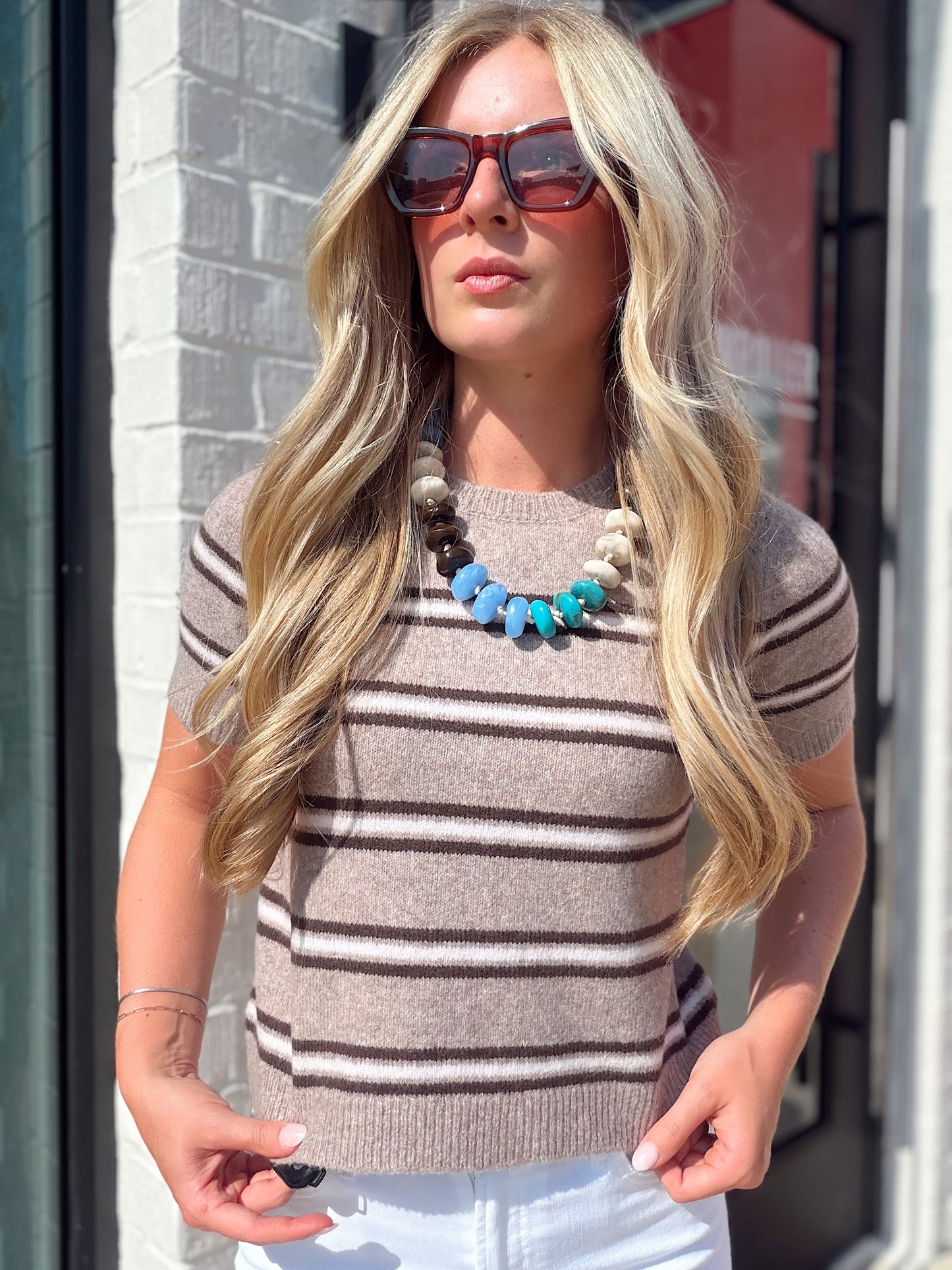 GATEWOOD STRIPES SWEATER