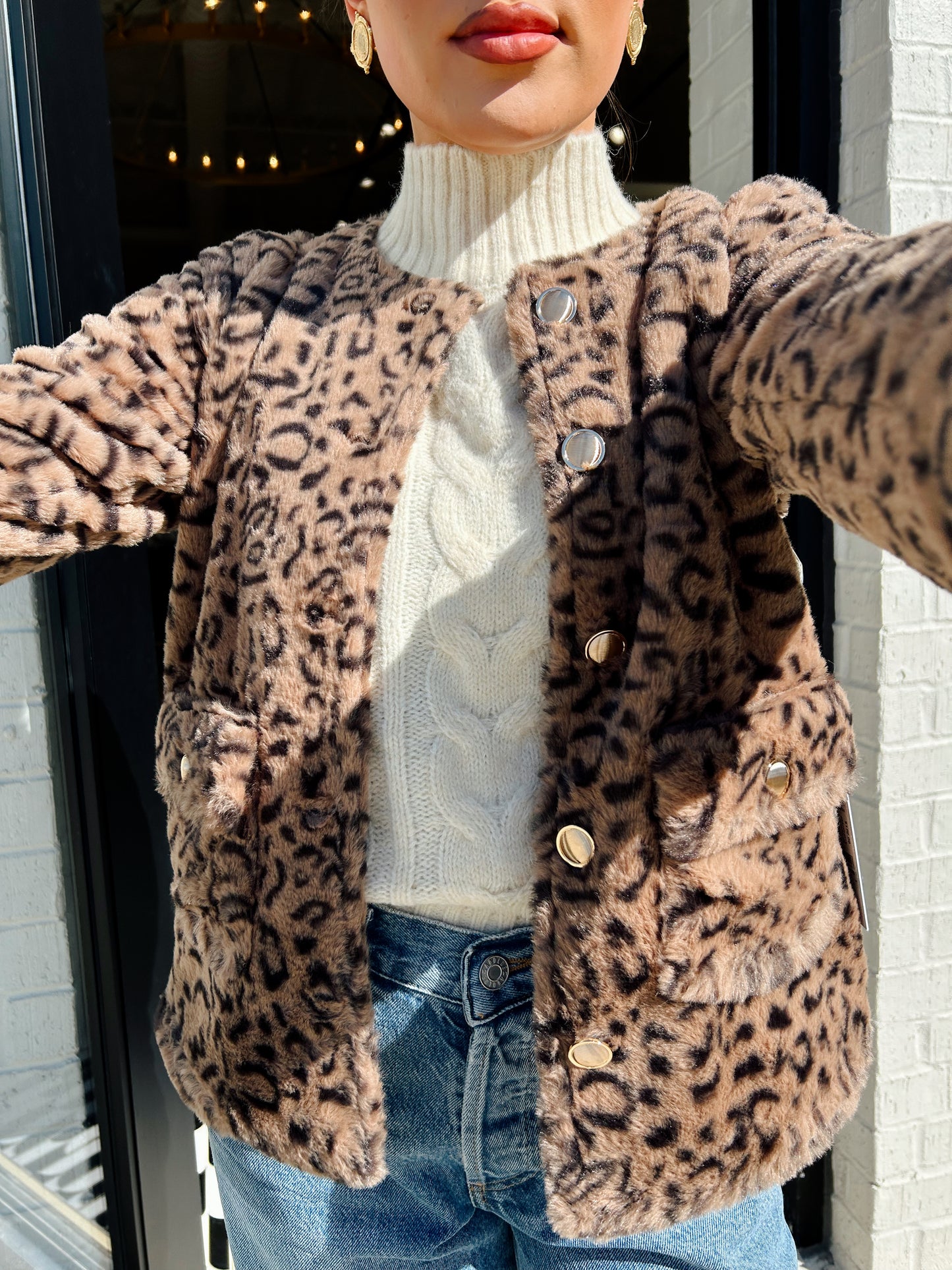 VICTORIA FAUX FUR JACKET