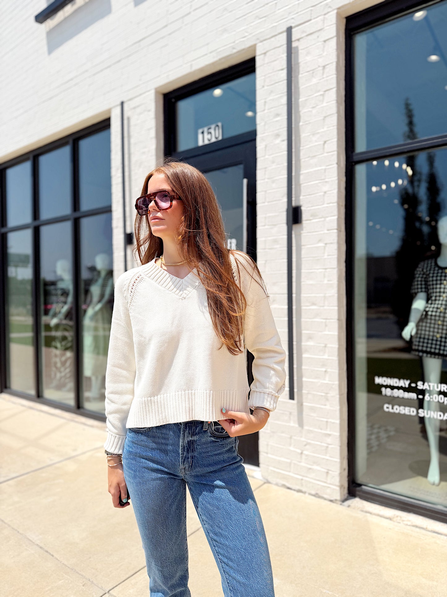 STRATTON VNECK SWEATER