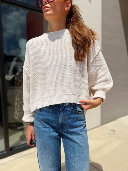 MOCK NECK SWEATER