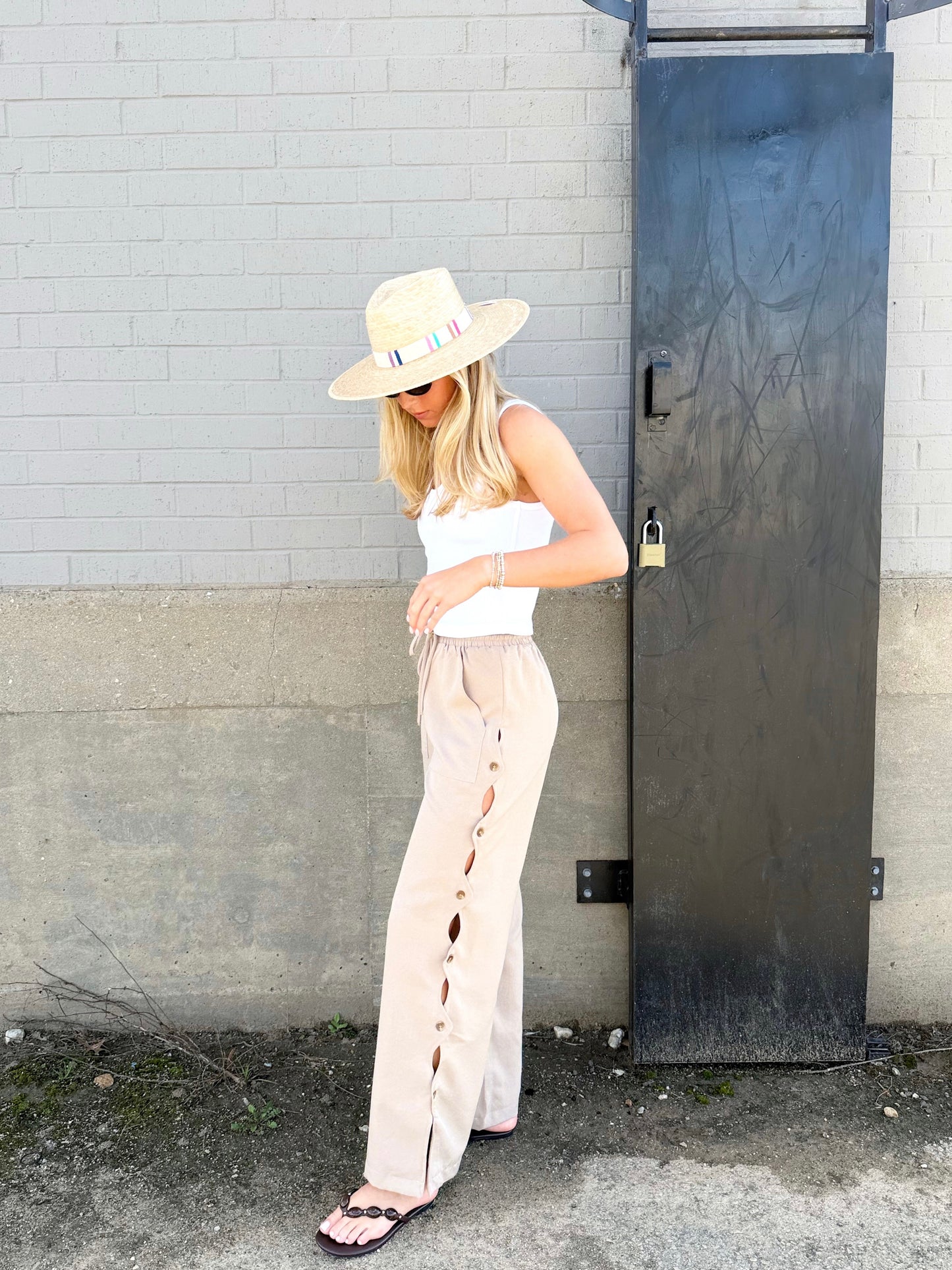 NATURAL ROOTS BUTTON PANTS