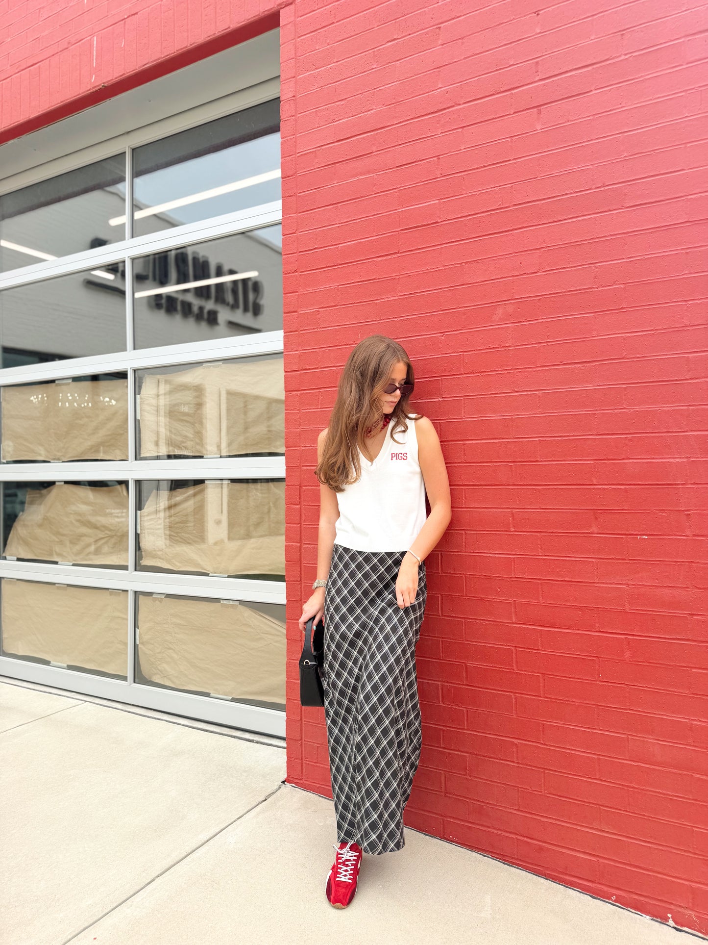 EUROPA PLAID SKIRT