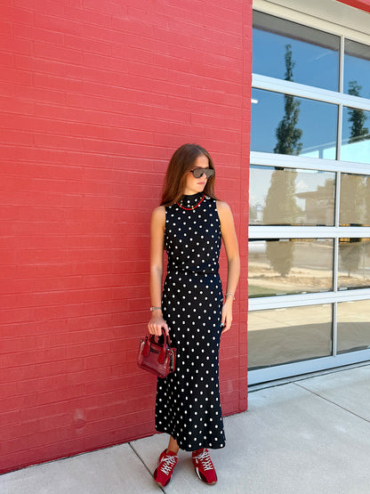 ENNIS POLKA DOT BOW TOP