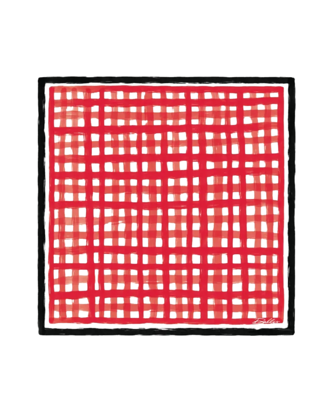 TAILGATE CHECK SCARF SQUARE