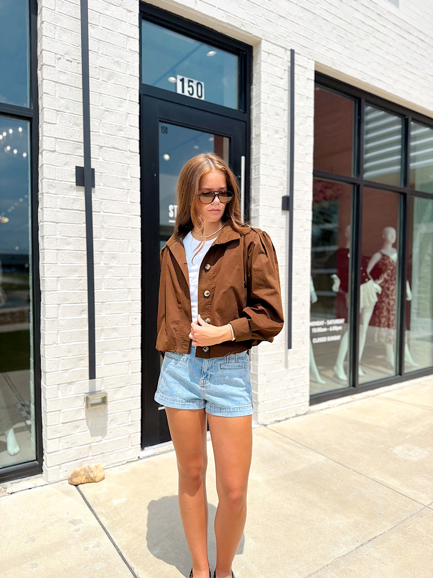 HIGH COLLAR BOMBER JACKET