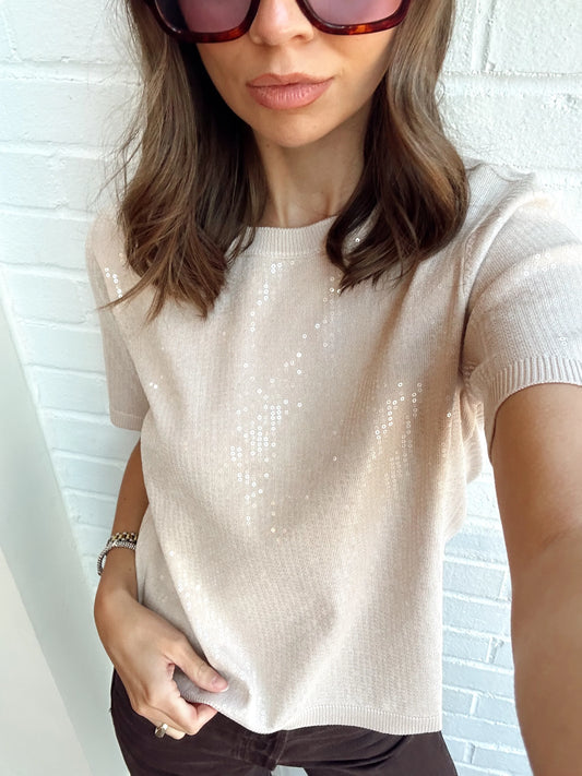 SPARKLE SEQUIN SWEATER