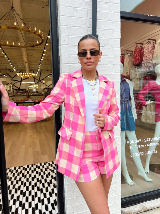 LOVELY PLAID SET