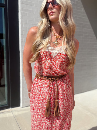 EMELAIRIS FLORAL MIDI DRESS