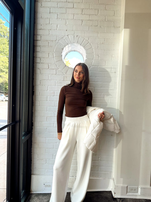 CORALIE TURTLENECK KNIT TOP