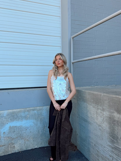 ABRA SEQUIN CAMI TOP