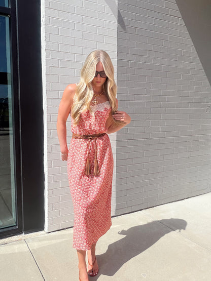 EMELAIRIS FLORAL MIDI DRESS