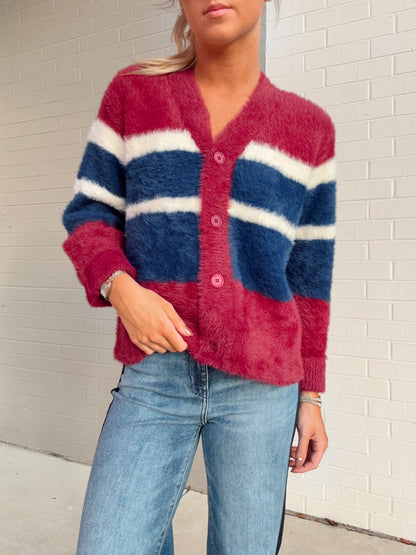 BLEEKER FUZZY CARDIGAN