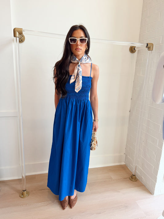 CORNELIA POPLIN MIDI DRESS