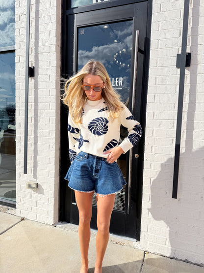 ZOEY SEASHELL SWEATER