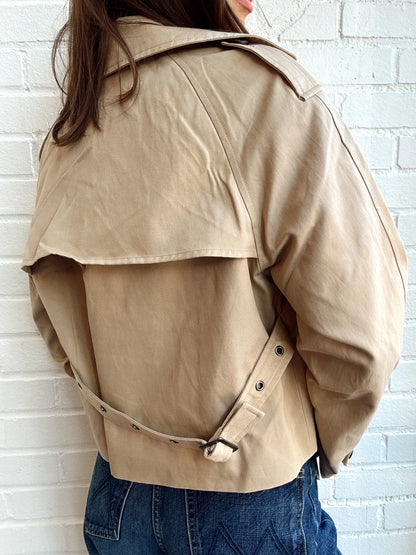 CROPPED TRENCH W/ BELT