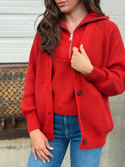 SITGES BUTTON THROUGH KNIT