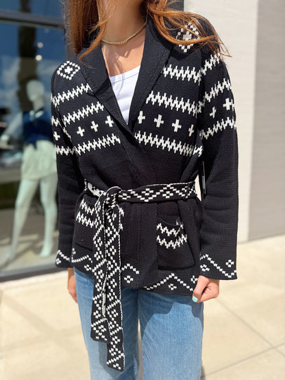 CECILE LONG RAGLAN SLEEVE SHAWL