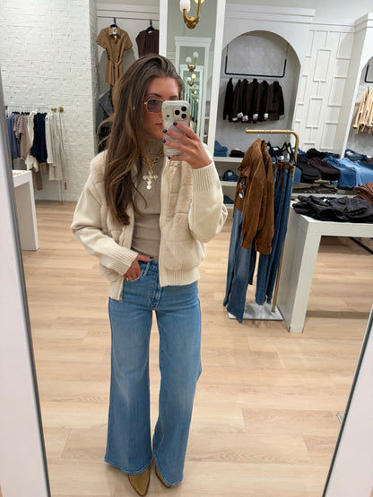 FUR ZIP JACKET