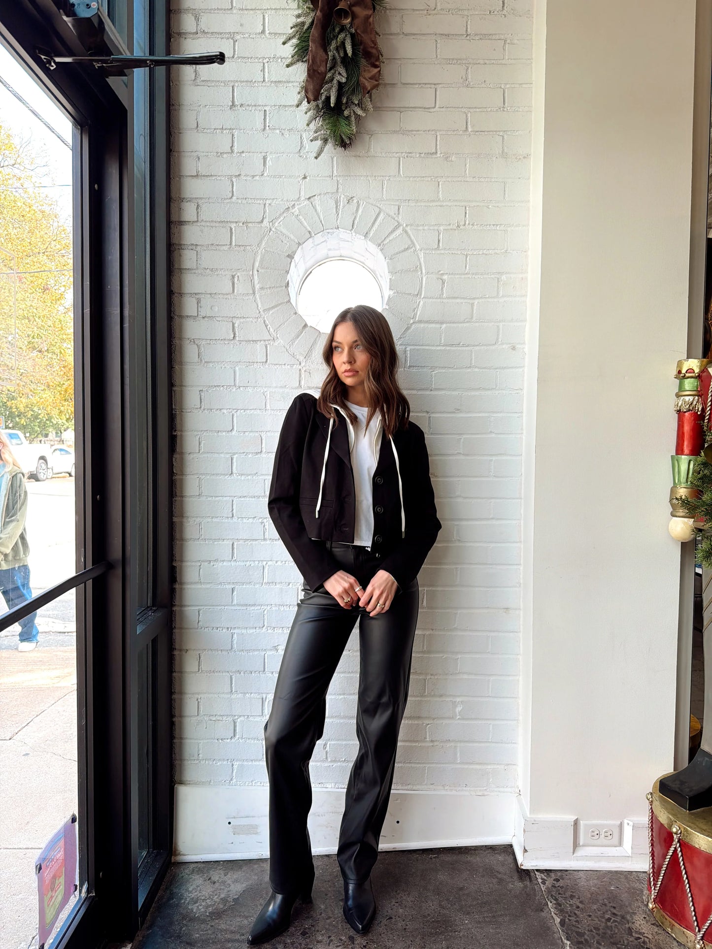 CROPPED FITTED DICKEY JACKET