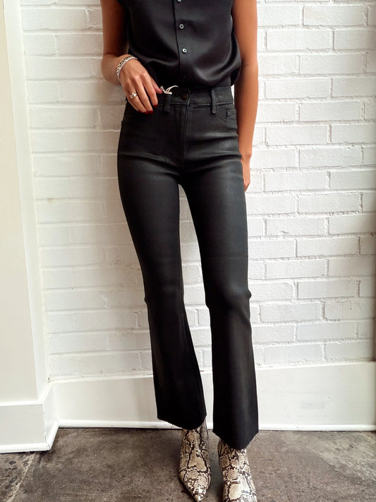 BRIDGET BOOT: HIGH RISE INSTASCULPT: BLACK COATED