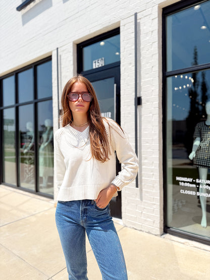 STRATTON VNECK SWEATER