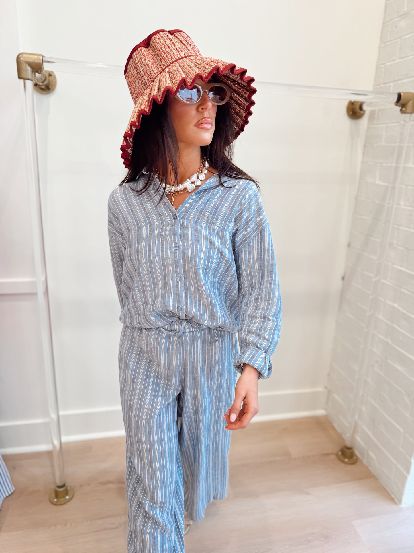 THE PERFECT STRIPE PANT