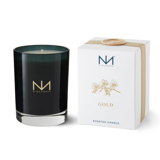 NIVEN MORGAN GOLD SCENTED CANDLE