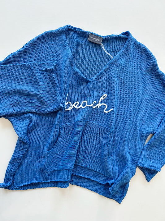 NOMAD BEACH V COTTON SWEATER