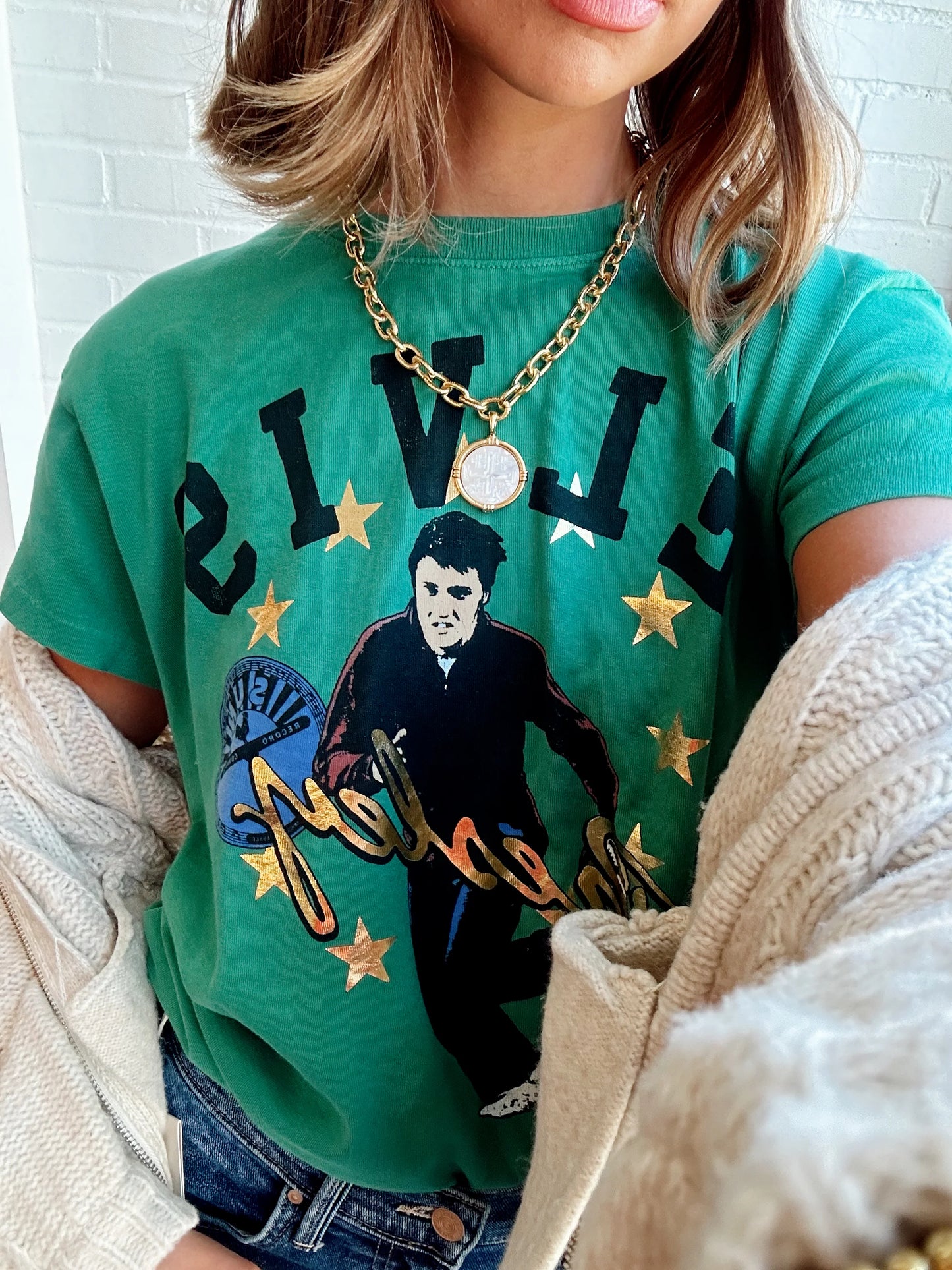 SUN RECORDS X ELVIS TEE