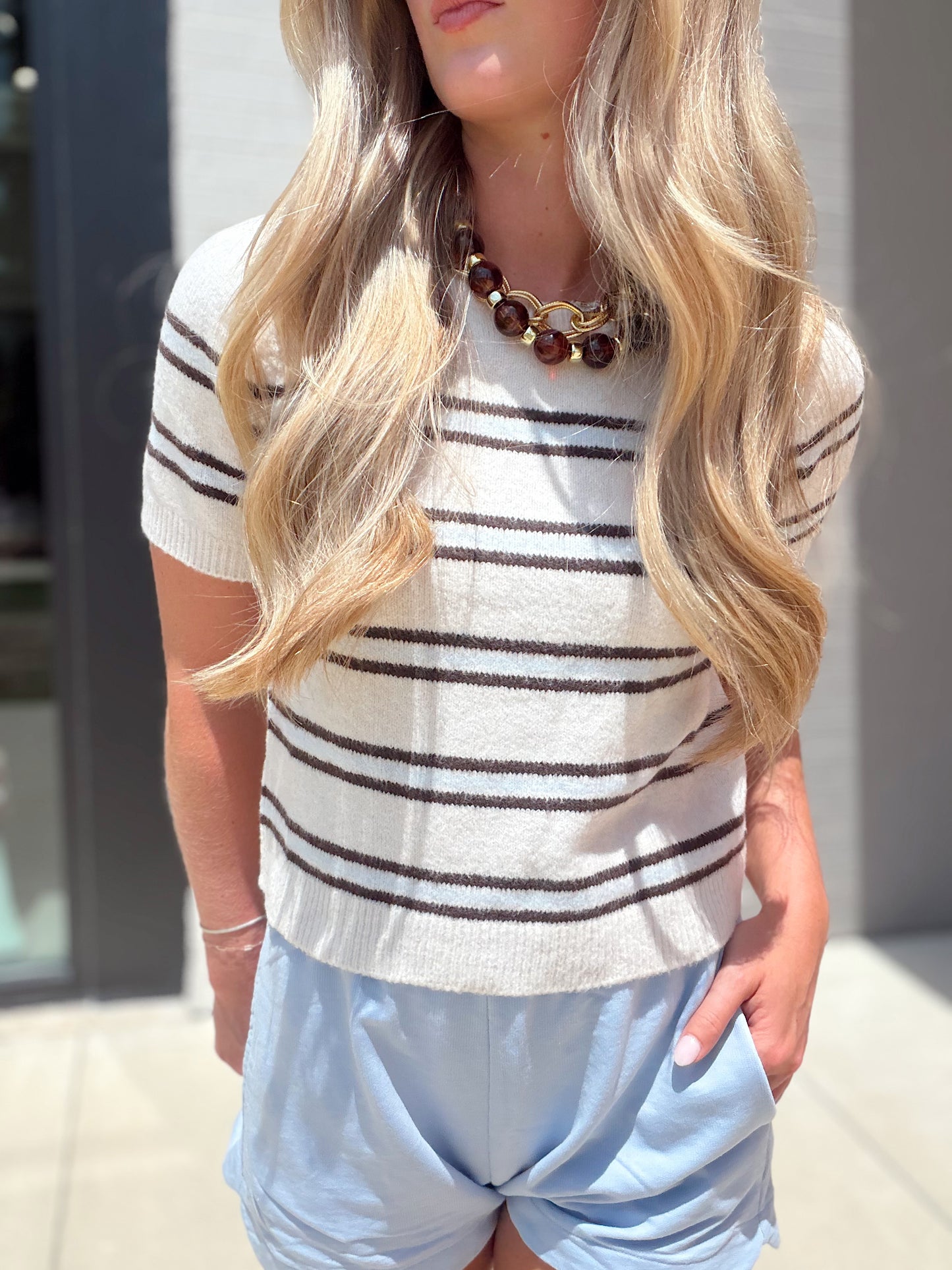 GATEWOOD STRIPES SWEATER