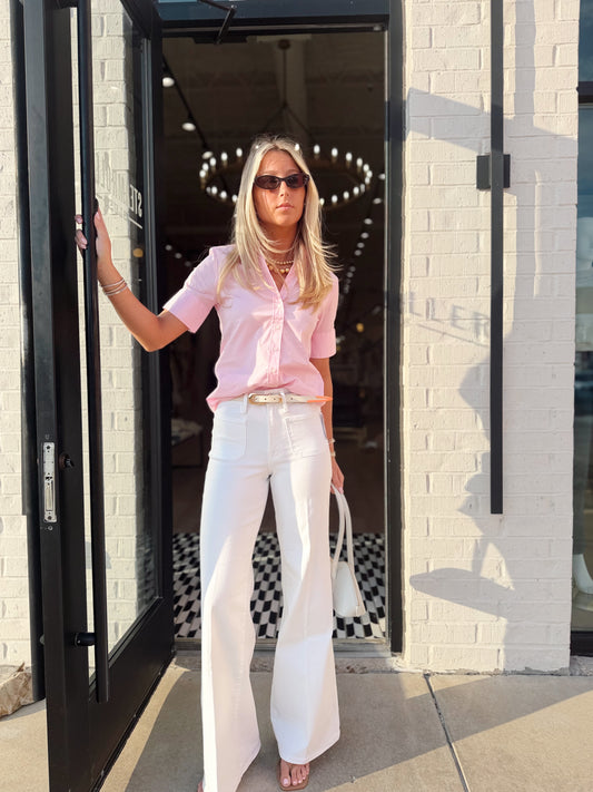 GOOD WAIST PALAZZO JEANS