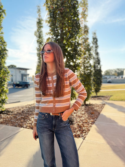 MEDINA STRIPE CARDIGAN