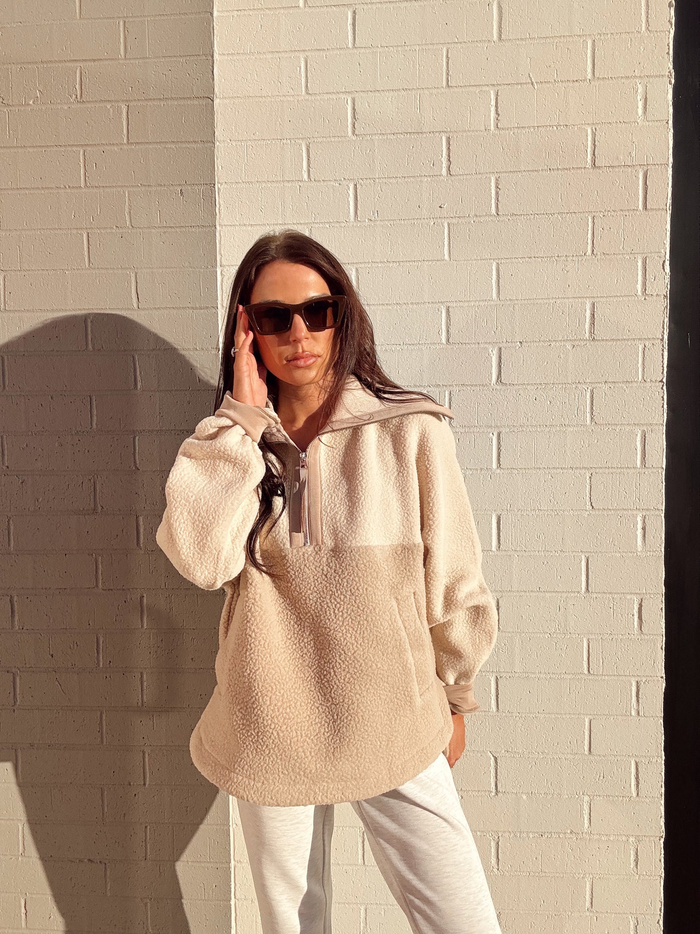 CARMINE RELAXED HALF ZIP