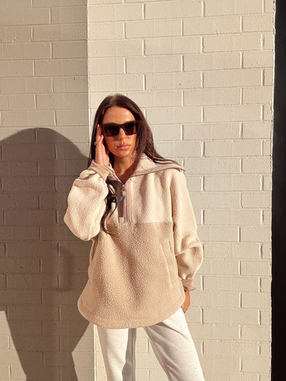 CARMINE RELAXED HALF ZIP