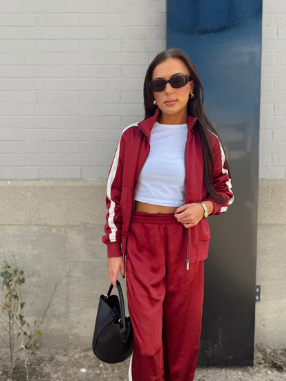 SATIN TRACK PANT