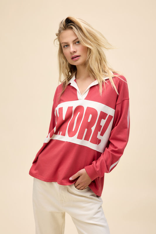 AMORE RUGBY LONGSLEEVE TWE