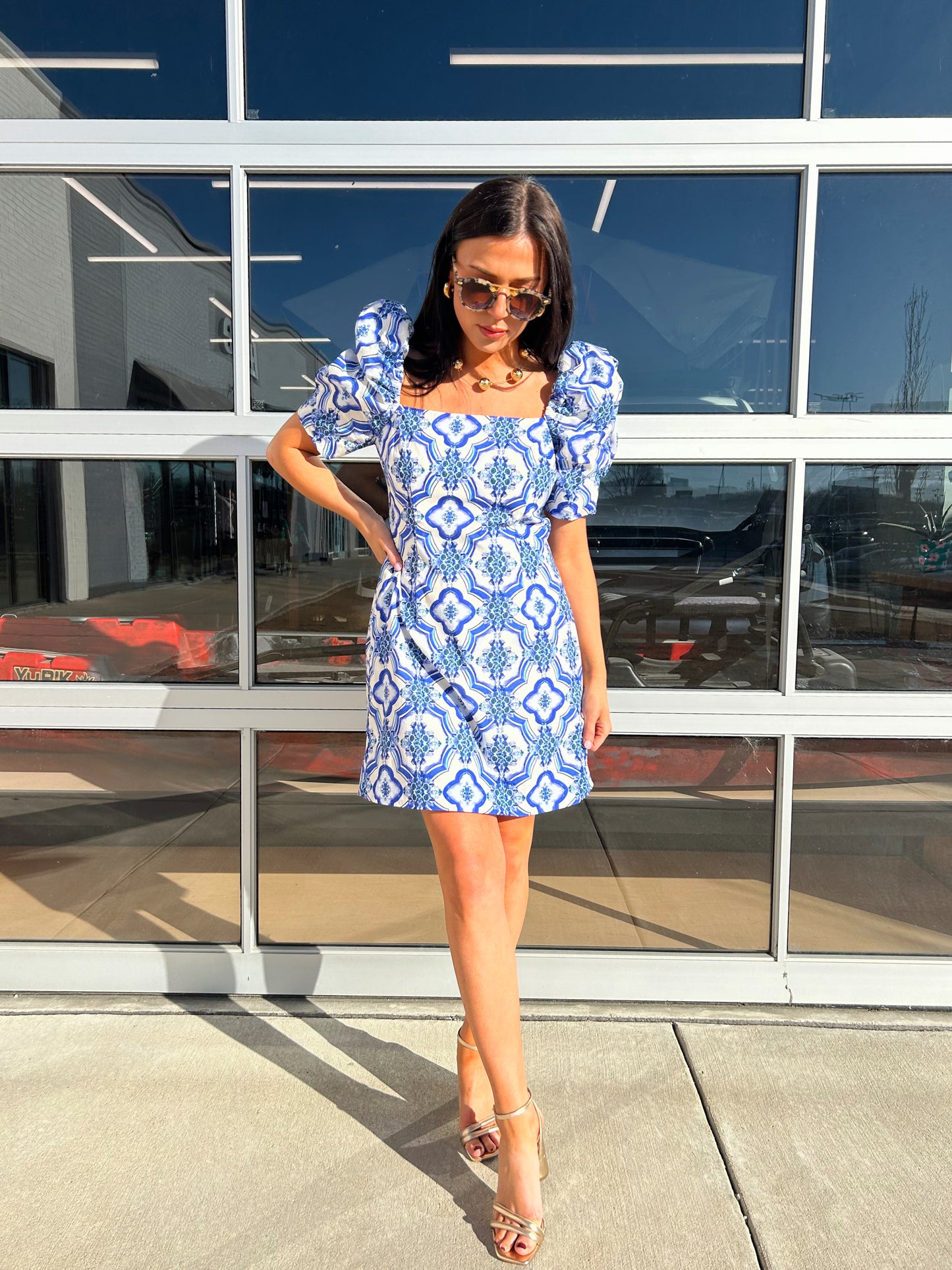 BLUE BELL MINI DRESS