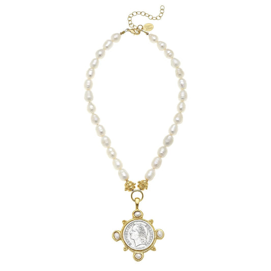 FRENCH FRANC MARIE NECKLACE