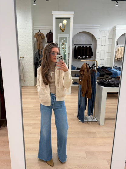 FUR ZIP JACKET