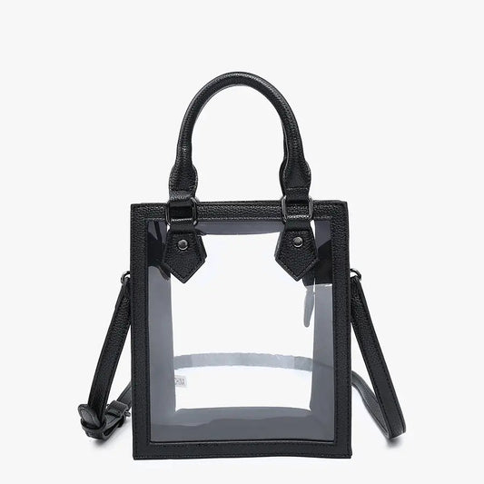 ELISE CLEAR CROSSBODY W/ DUAL HANDLES