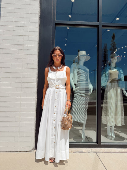 FLUID RAYON MIDI DRESS