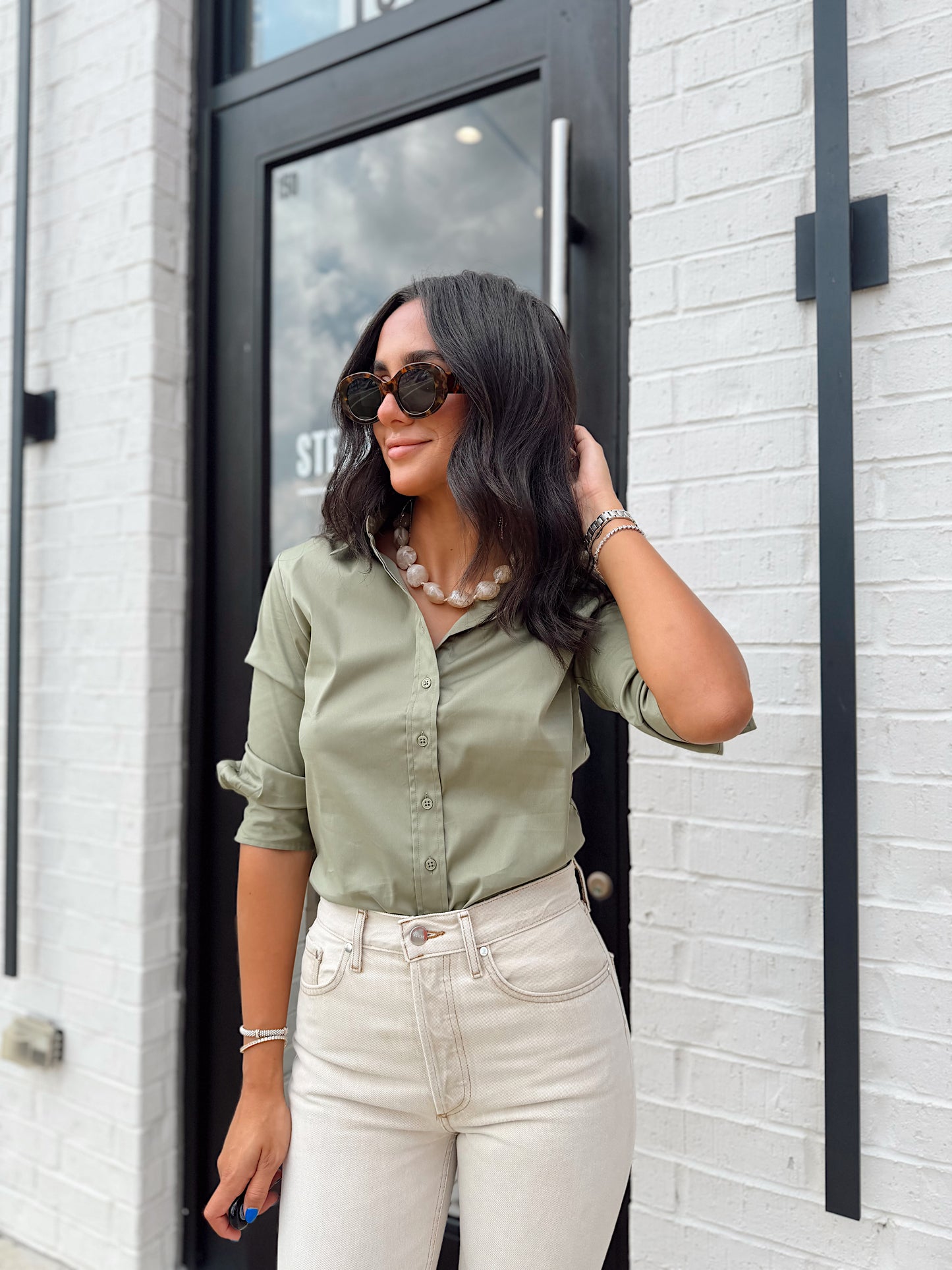 3/4 SLEEVE ESSENTIALS ICON SHIRT