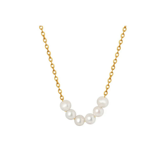 ADA BEADED PEARL NECKLACE