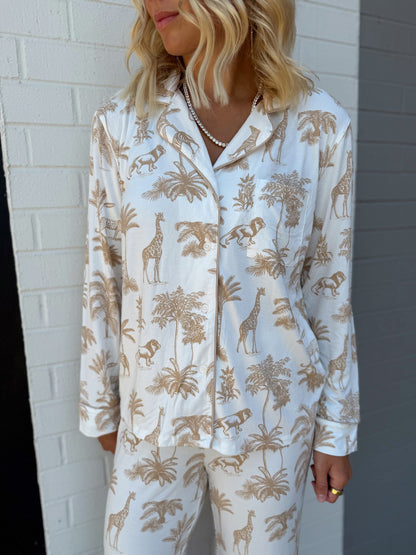 SAFARI PJ LONG SLEEVE TOP