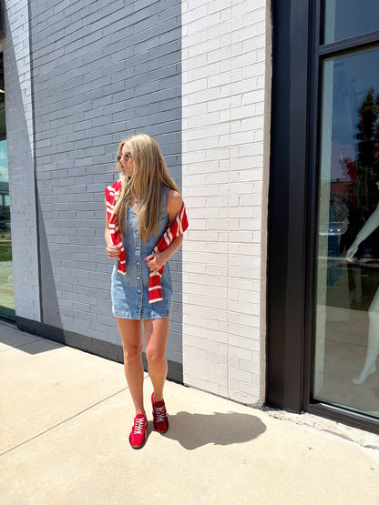 JOLIE DENIM DRESS