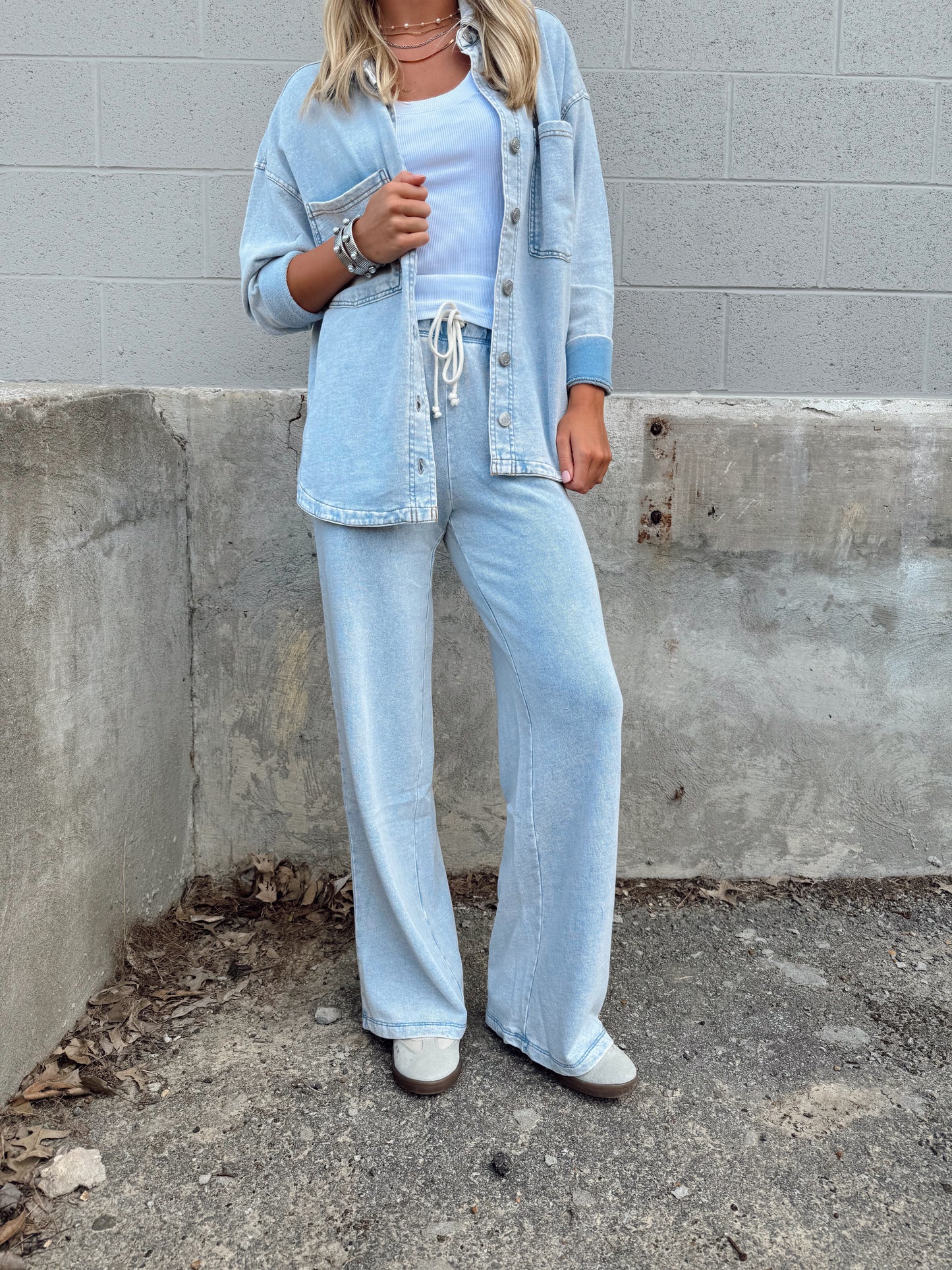 HUNTER KNIT DENIM LOUNGE PANT
