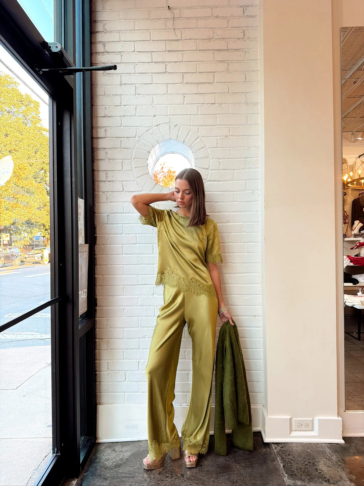 SILVI PANT WITH LACE