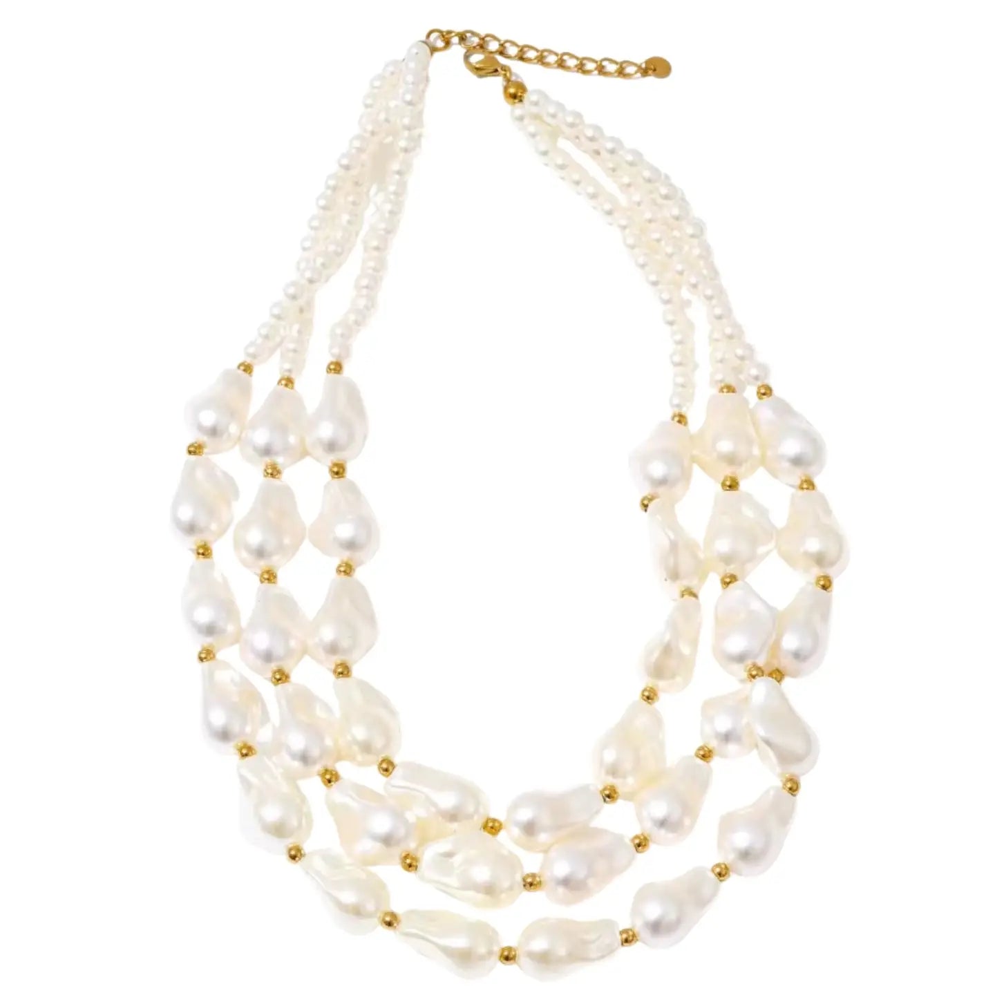 DELANEY PEARL STATEMENT NECKLACE